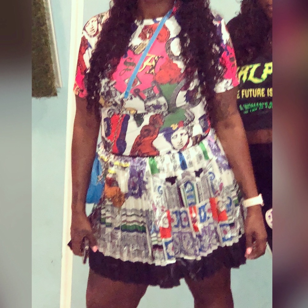 Versace inspired two piece